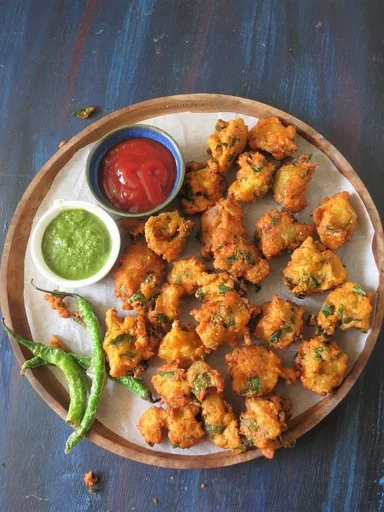 Pakoras de lenteja amarilla / Bhajiya