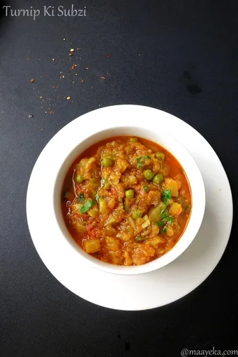 Shalgam Ki Subzi,Turnip Curry