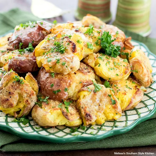 Parmesan Smashed Potatoes