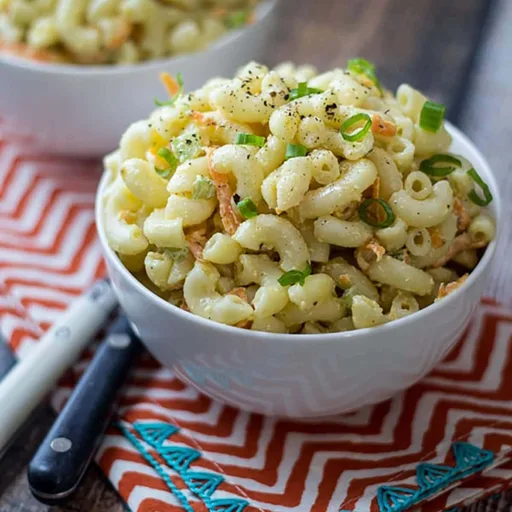Receta de ensalada de macarrones hawaiana