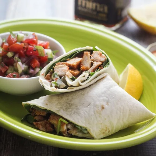 Receta saludable de wrap de pollo a la marroquí