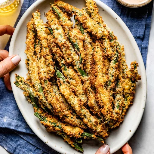 Air Fryer Green Bean Fries Recipe