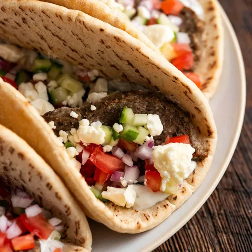 Lamb Gyros Recipe with Tzatziki Sauce