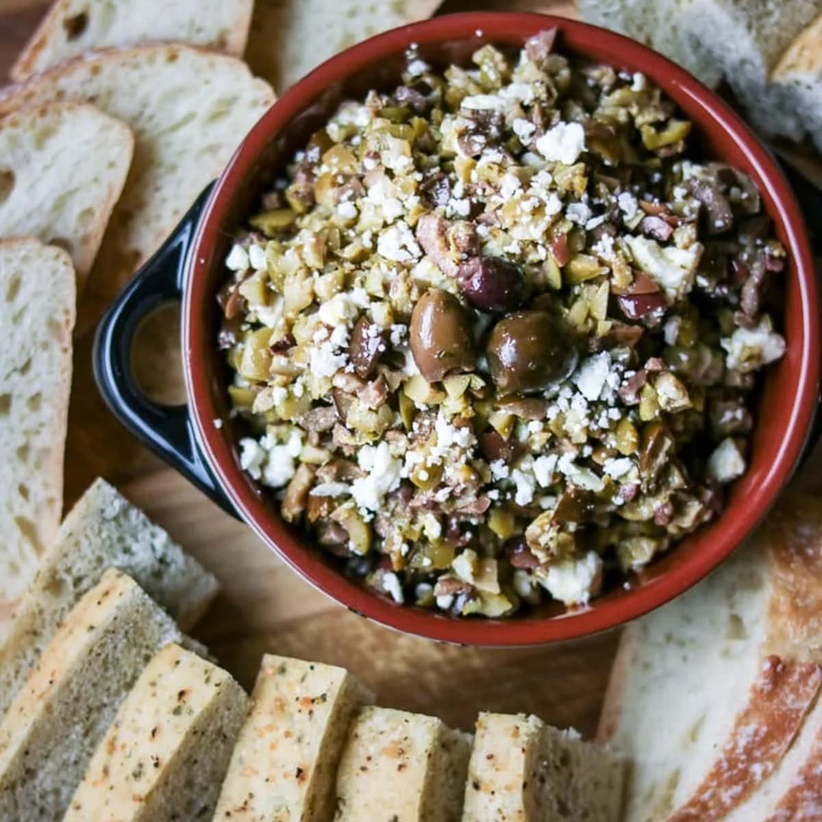 Lemony Olive Tapenade with Feta Recipe