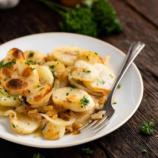 Receta de patatas a la lionesa