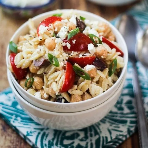 Mediterranean Orzo Pasta Salad Recipe