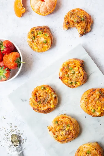 Veggie Pizza Roll-Ups Recipe