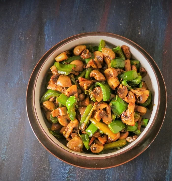 Mushroom Pepper Fry