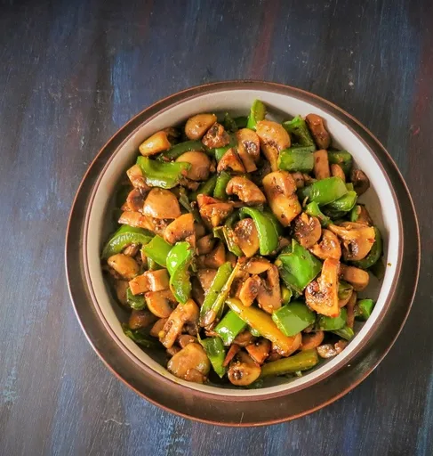Mushroom Pepper Fry