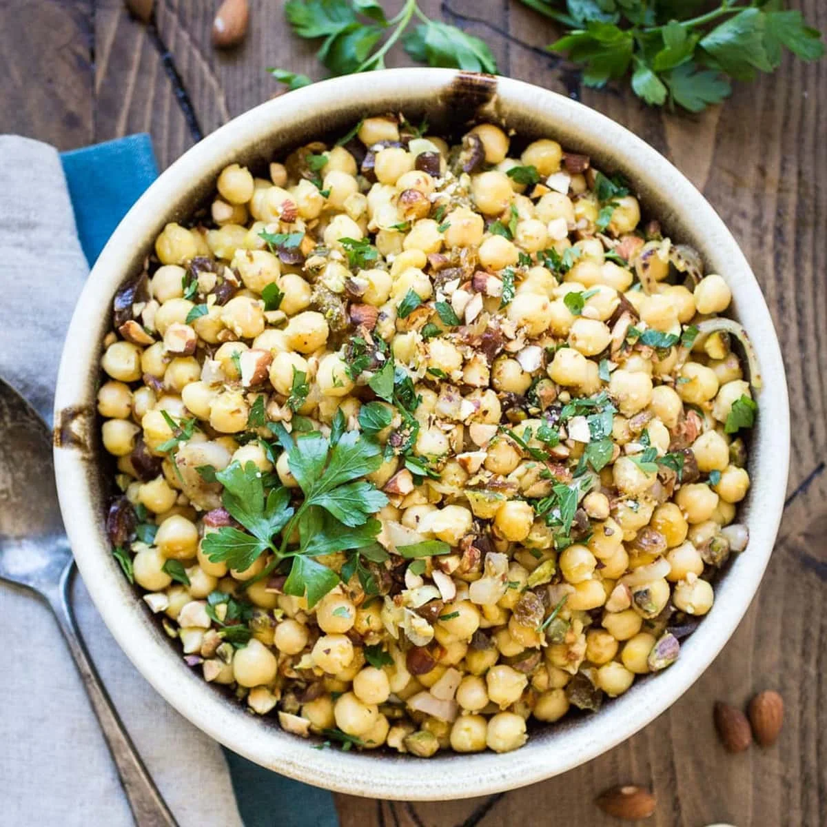 Warm Moroccan Chickpea Salad Recipe