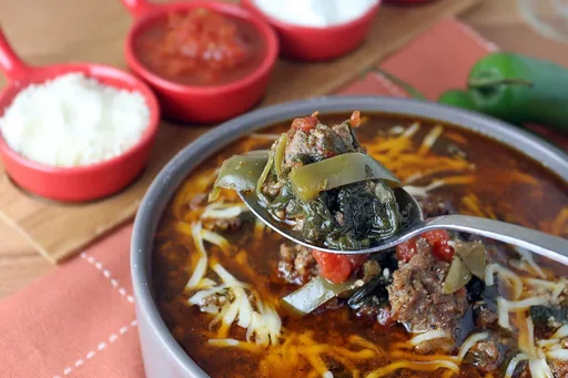 Low-Carb Sausage & Pepper Soup
