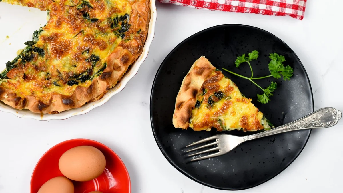Spinach Quiche (by a true Lorraine Chef)