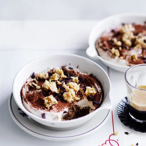 Individual almond and muscovado tiramisù
