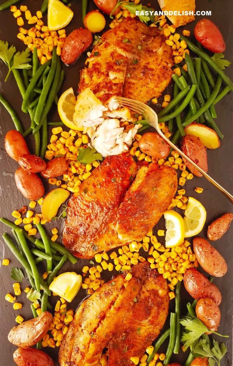 Tilapia à la friteuse à air