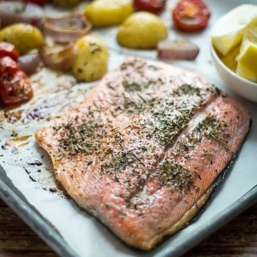 Receta de salmón provenzal