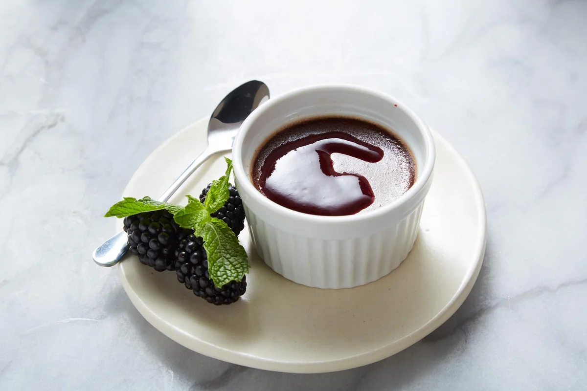 Flanes de chocolate