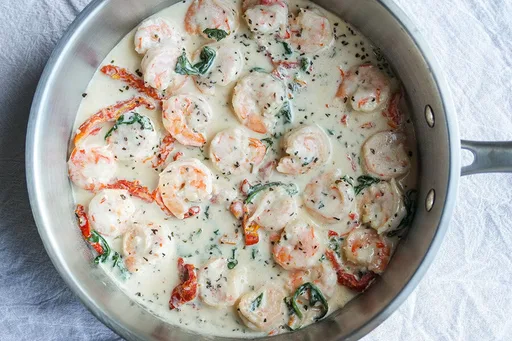 One-Pot Shrimp Alfredo