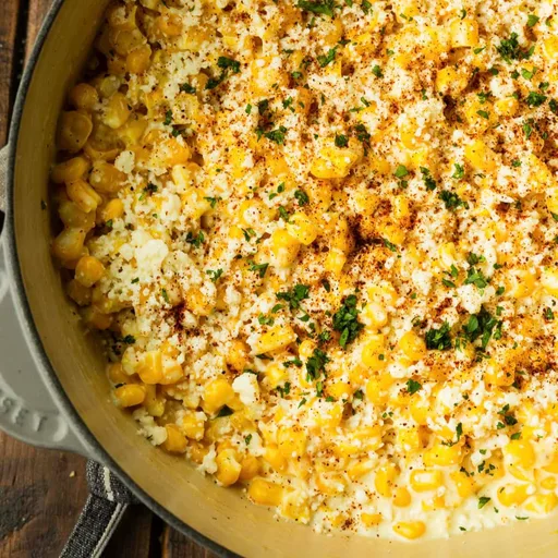 Creamed Mexican Street Corn