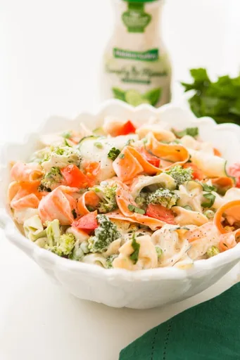 10 Minute Ranch Tortellini Pasta Salad Recipe