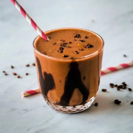 Batido de Chocolate y Mantequilla de Cacahuete