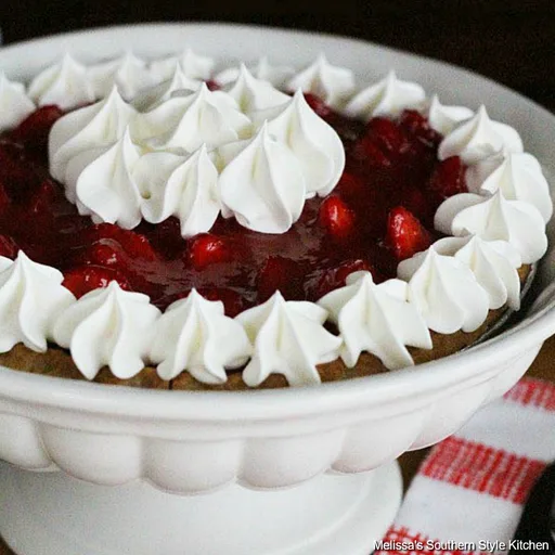 Strawberries And Cream Pie