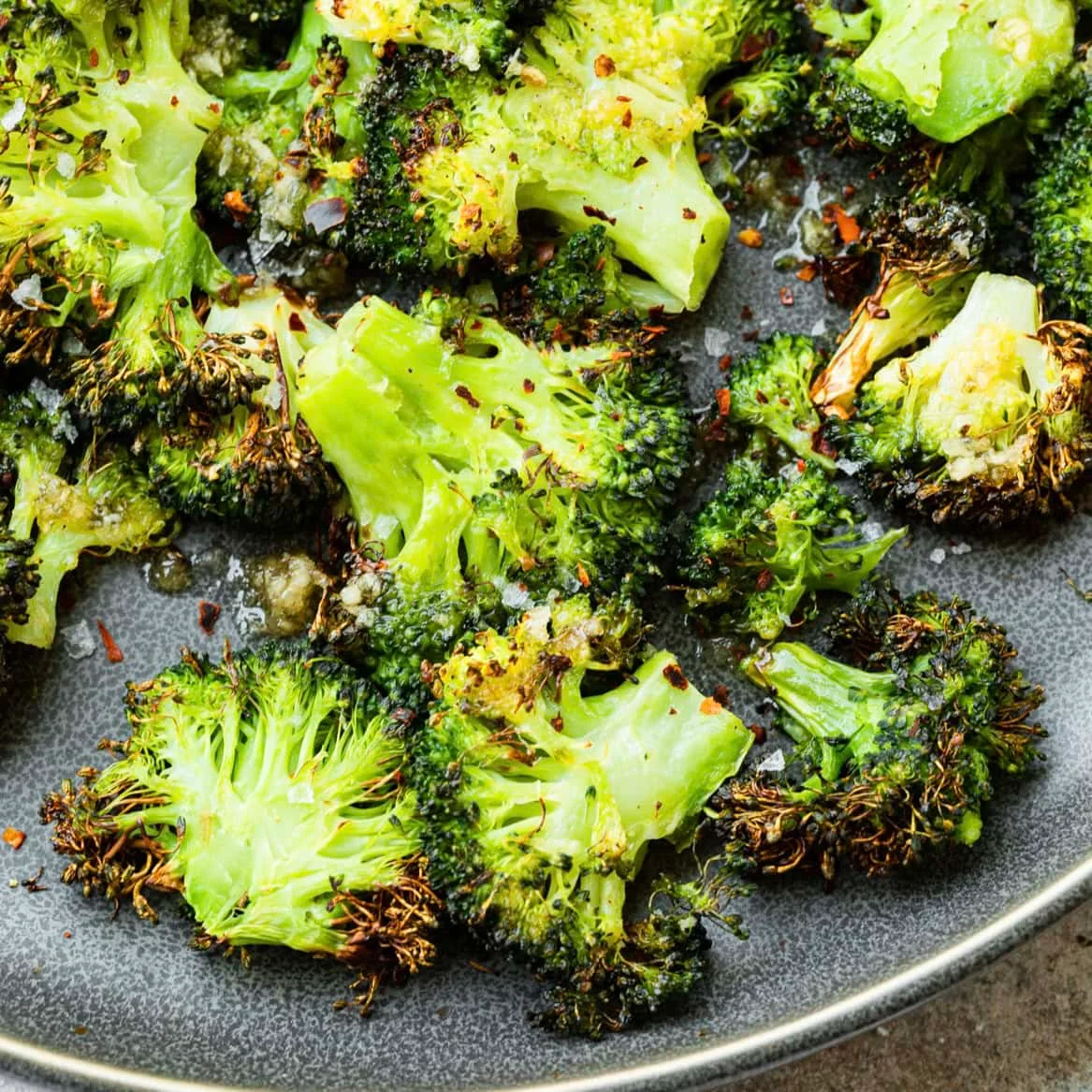 Air Fryer Crispy Smashed Broccoli