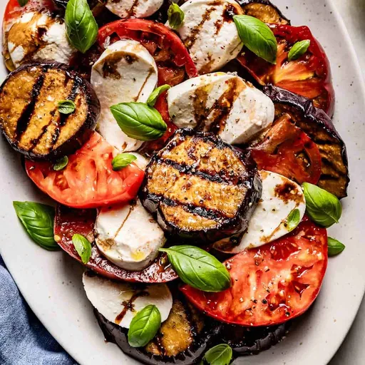 Receta de caprese de berenjena