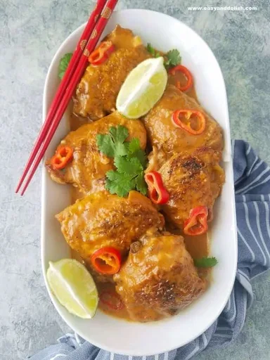 Slow Cooker Chicken Satay Curry (Thai-Style)