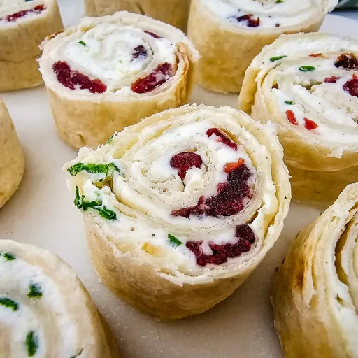 Cranberry Feta Pinwheels