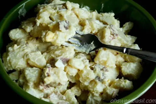 Ensalada de patata con beicon