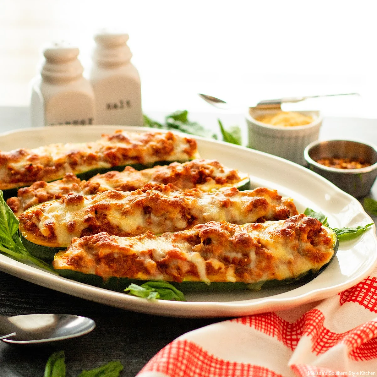 Stuffed Zucchini Boats