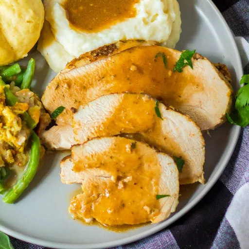 Pechuga de Pavo Deshuesada en Olla de Cocción Lenta