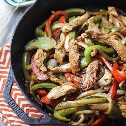 Receta de Fajitas de Pollo al Tequila y Lima
