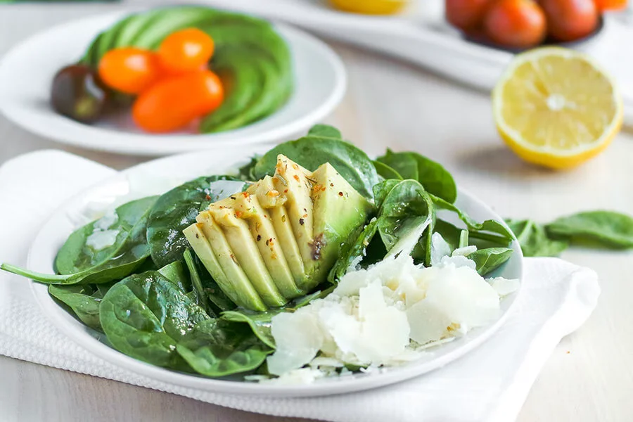 Keto Spinach & Watercress Salad