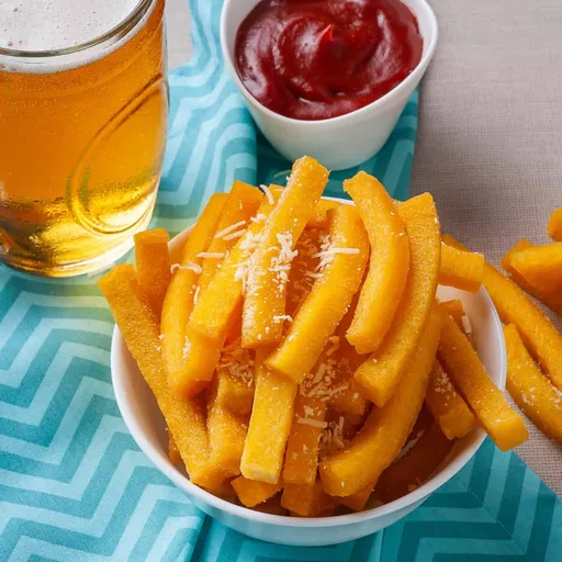 Receta de polenta frita crujiente