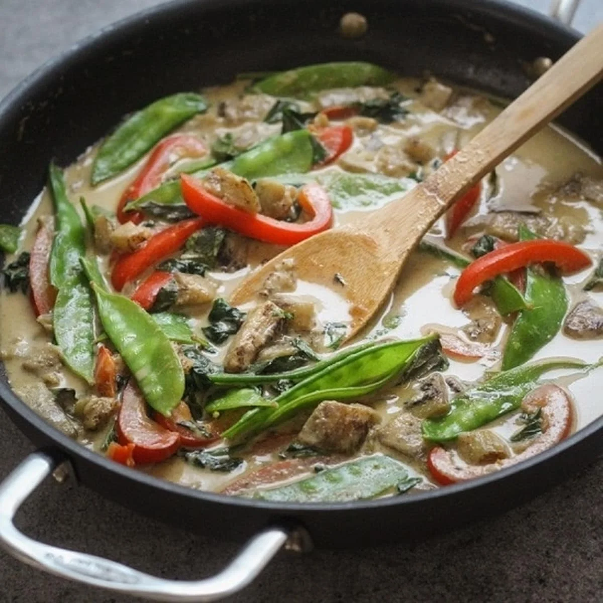 Thai Green Curry with Eggplant Recipe