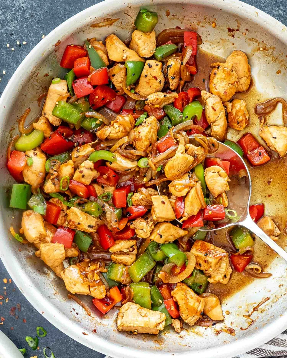 Pepper Chicken Stir Fry
