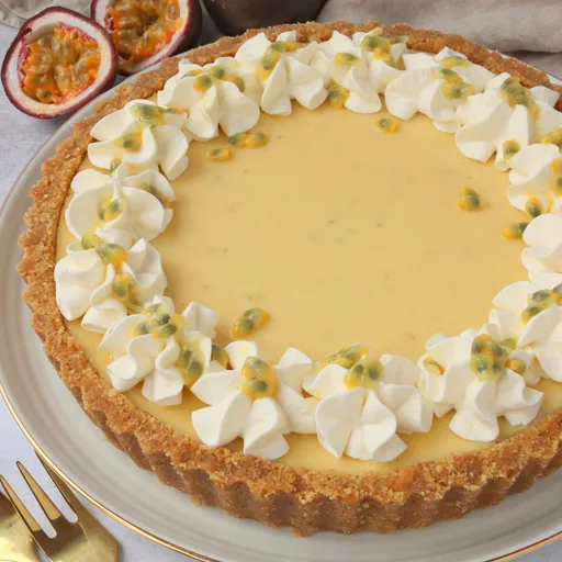 Tarta de maracuyá (sin horno)