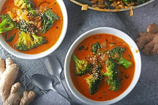 Vegetarian Red Coconut Curry