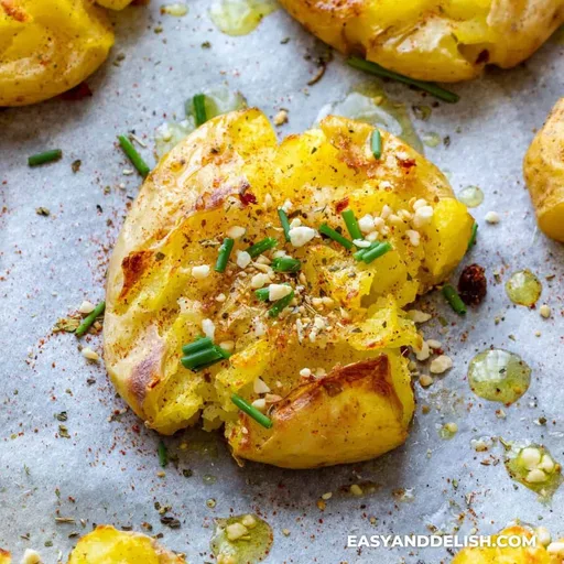 Crispy Smashed Potatoes (Oven or Air Fryer)