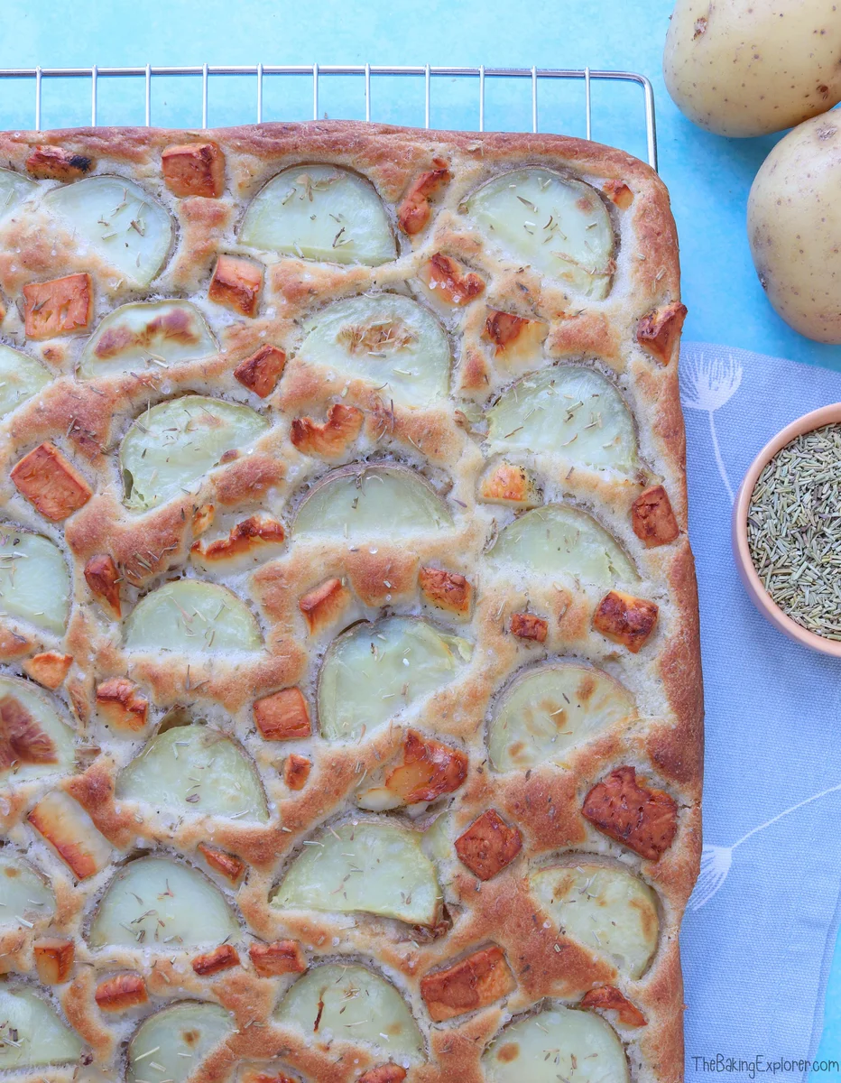 Potato & Halloumi Focaccia