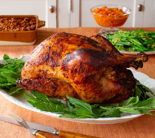 Fiesta Turkey with Chorizo and Cashew Stuffing