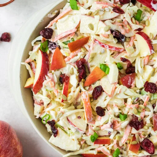 Apple Cranberry Coleslaw