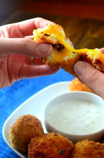 Cheesy Loaded Potato Bombs