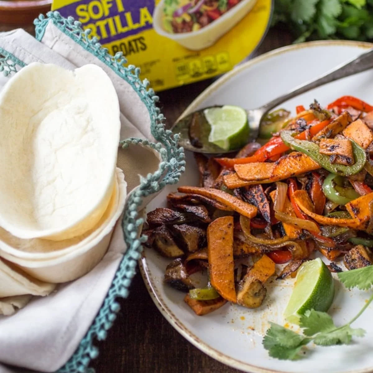 Sweet Potato Fajitas Recipe