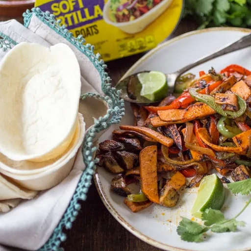 Receta de fajitas de boniato