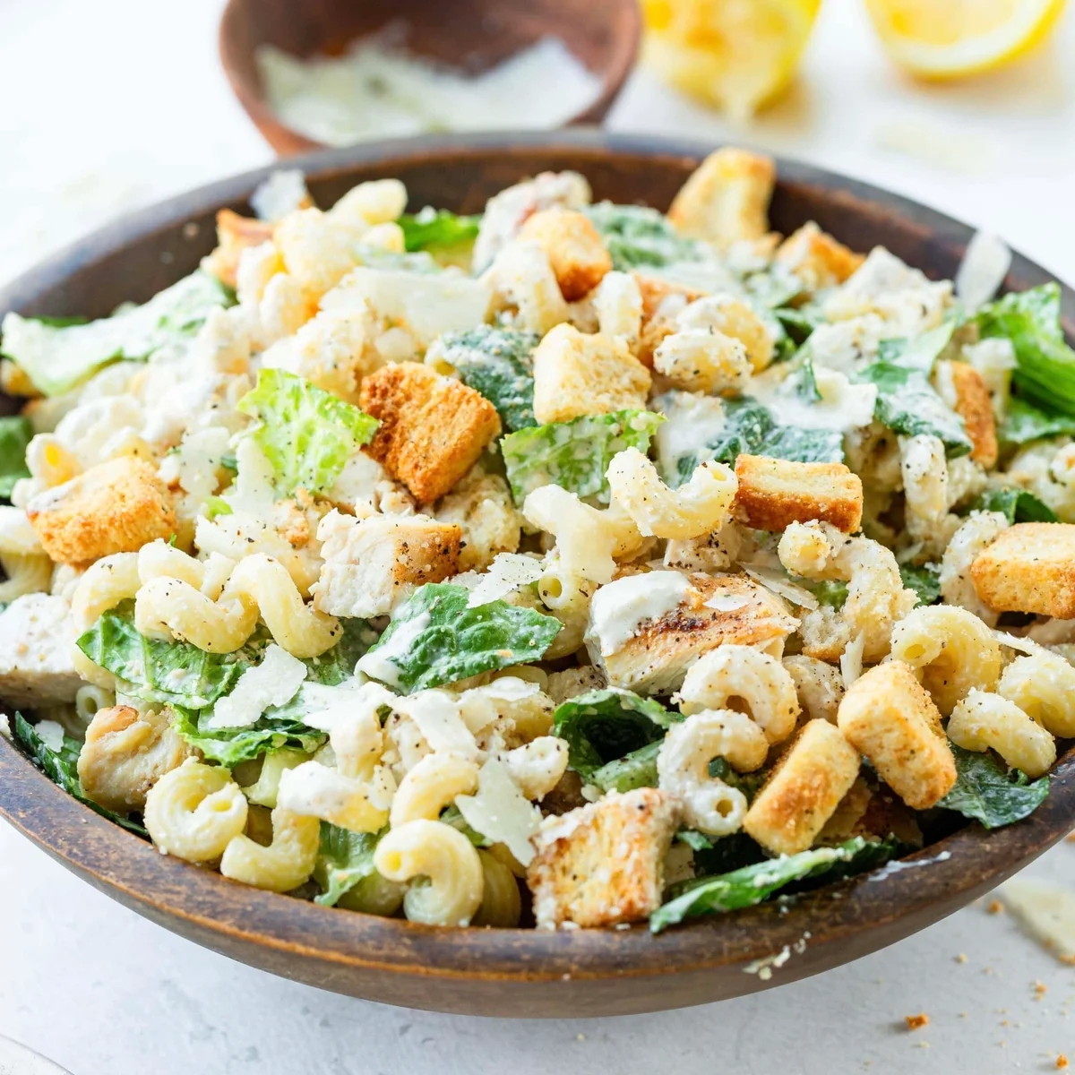 Chicken Caesar Pasta Salad