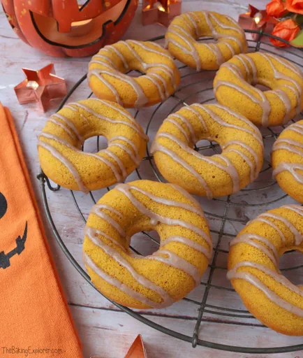 Donuts Horneados de Especias de Calabaza