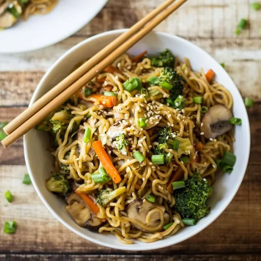 Receta de Chow Mein de verduras
