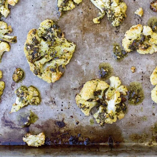 Receta de coliflor asada al zaatar